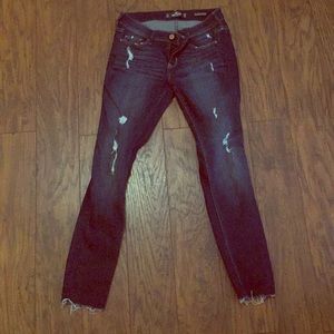 Hollister ripped jeans